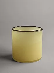 Candle holder M - Harmony (soft yellow/amber)