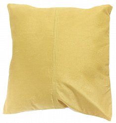 Velvet cushion (yellow) (cushion cover) 45 x 45 cm
