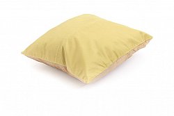 Velvet cushion (yellow) (cushion cover) 45 x 45 cm