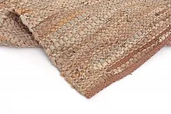 Hemp rug - Alamar (beige/brown)