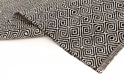 Wool rug - Varella (black/white)