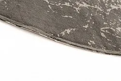 Rag rugs - Cassis (round) (grey)