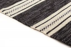 Rag rugs - Kajsa (black)