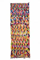Moroccan Berber rug Boucherouite 120 x 335 cm