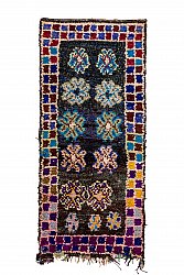 Moroccan Berber rug Boucherouite 280 x 125 cm