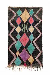 Moroccan Berber rug Boucherouite 235 x 135 cm