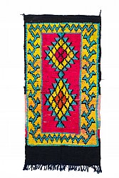 Moroccan Berber rug Boucherouite 260 x 135 cm