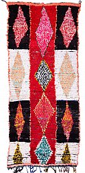 Moroccan Berber rug Boucherouite 345 x 150 cm