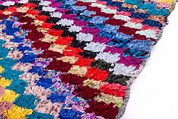 Moroccan Berber rug Boucherouite 245 x 125 cm