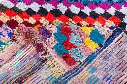 Moroccan Berber rug Boucherouite 245 x 125 cm