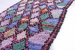Moroccan Berber rug Boucherouite 245 x 100 cm