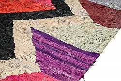 Moroccan Berber rug Boucherouite 135 x 245 cm
