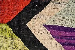 Moroccan Berber rug Boucherouite 135 x 245 cm