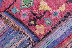 Moroccan Berber rug Boucherouite 225 x 135 cm