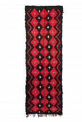 Moroccan Berber rug Boucherouite 290 x 95 cm