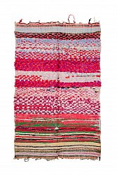 Moroccan Berber rug Boucherouite 215 x 150 cm