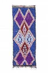 Moroccan Berber rug Boucherouite 235 x 90 cm