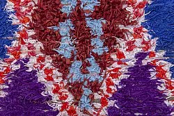 Moroccan Berber rug Boucherouite 235 x 90 cm