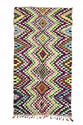 Moroccan Berber rug Boucherouite 315 x 170 cm
