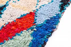 Moroccan Berber rug Boucherouite 200 x 130 cm