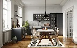 Wilton rug - Mytos (beige/black)