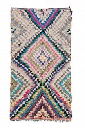 Moroccan Berber rug Boucherouite 265 x 140 cm