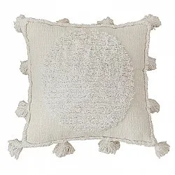 Kuddfodral - Boho Tassels (offwhite)