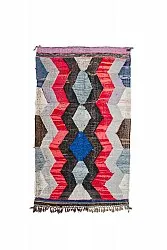 Moroccan Berber rug Boucherouite 135 x 225 cm