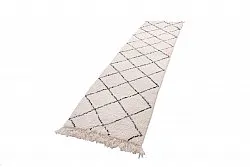Kilim Moroccan Berber rug Beni Ourain 305 x 85 cm