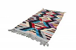 Moroccan Berber rug Boucherouite 140 x 290 cm