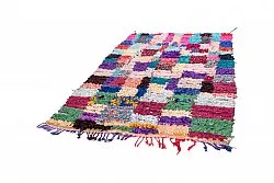 Moroccan Berber rug Boucherouite 210 x 150 cm