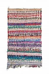 Moroccan Berber rug Boucherouite 220 x 135 cm