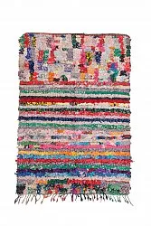 Moroccan Berber rug Boucherouite 210 x 145 cm