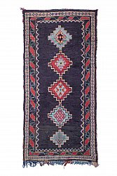 Moroccan Berber rug Boucherouite 360 x 180 cm
