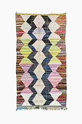 Moroccan Berber rug Boucherouite 155 x 285 cm