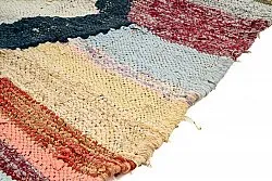 Moroccan Berber rug Boucherouite 135 x 215 cm