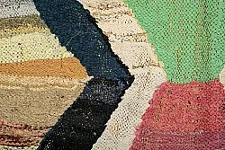 Moroccan Berber rug Boucherouite 135 x 215 cm