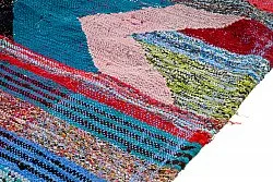 Moroccan Berber rug Boucherouite 135 x 270 cm