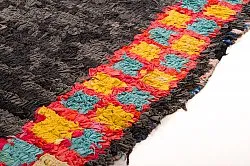 Moroccan Berber rug Boucherouite 135 x 290 cm