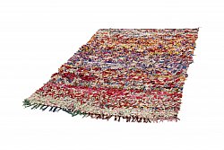 Moroccan Berber rug Boucherouite 205 x 140 cm