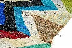 Moroccan Berber rug Boucherouite 125 x 250 cm