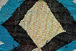 Moroccan Berber rug Boucherouite 125 x 250 cm