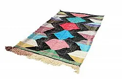 Moroccan Berber rug Boucherouite 120 x 230 cm