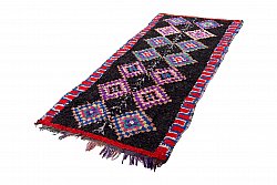 Moroccan Berber rug Boucherouite 300 x 130 cm