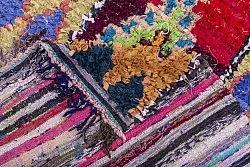 Moroccan Berber rug Boucherouite 245 x 135 cm