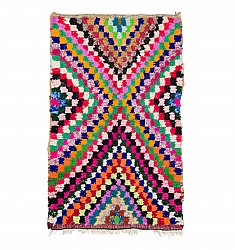 Moroccan Berber rug Boucherouite 180 x 110 cm