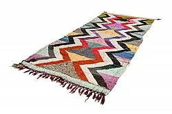 Moroccan Berber rug Boucherouite 140 x 305 cm