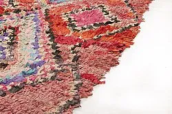 Moroccan Berber rug Boucherouite 245 x 105 cm