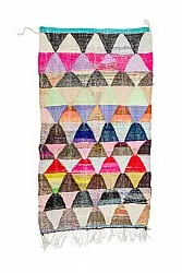 Moroccan Berber rug Boucherouite 145 x 270 cm