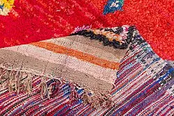 Moroccan Berber rug Boucherouite 170 x 135 cm